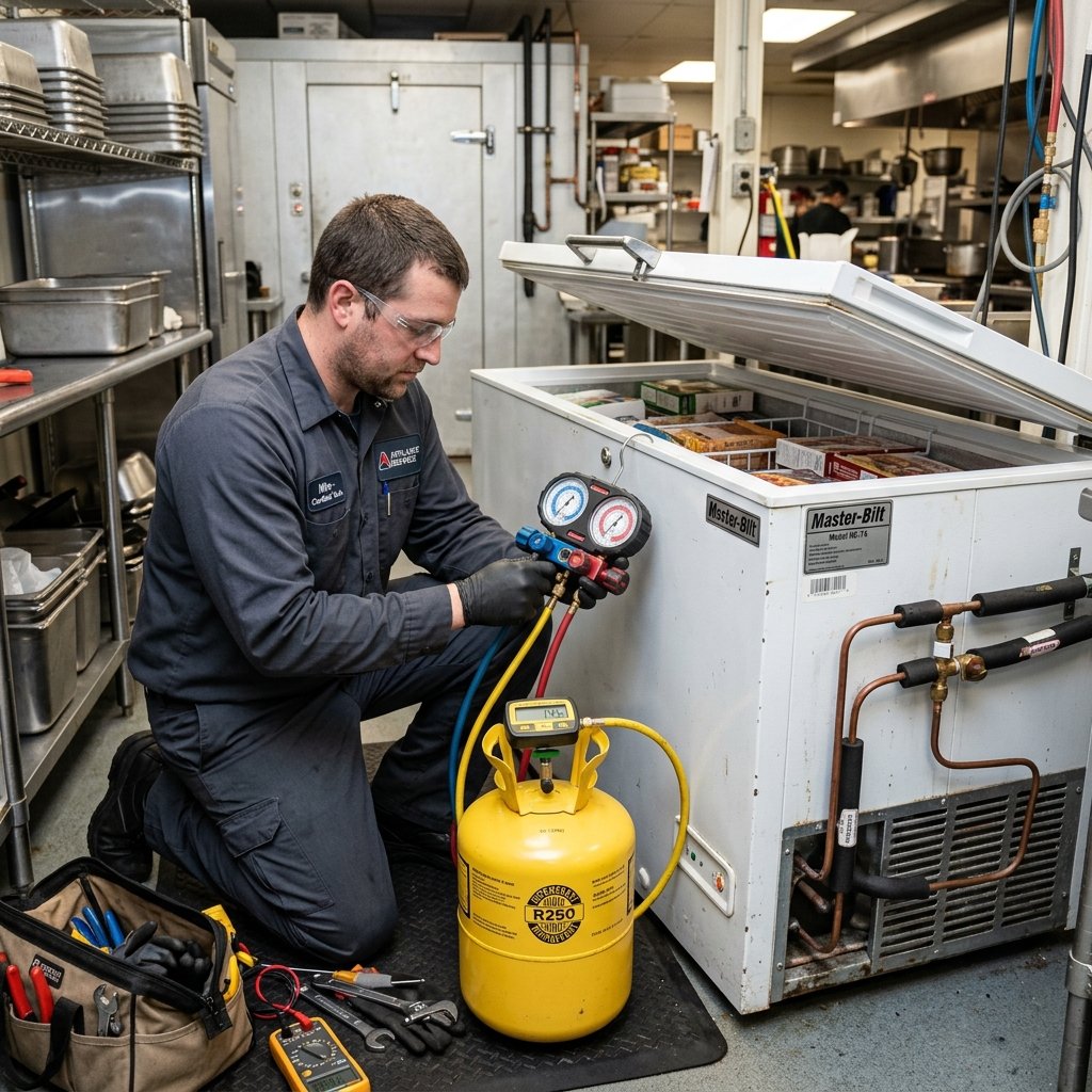 Freezer Compressor and Gas Service Dubai