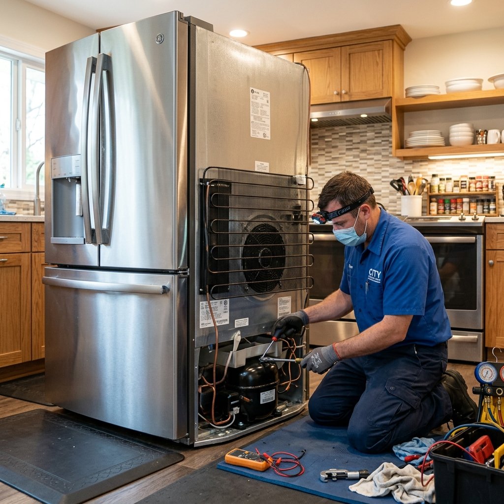 On-Site Refrigerator Compressor Repair in Dubai