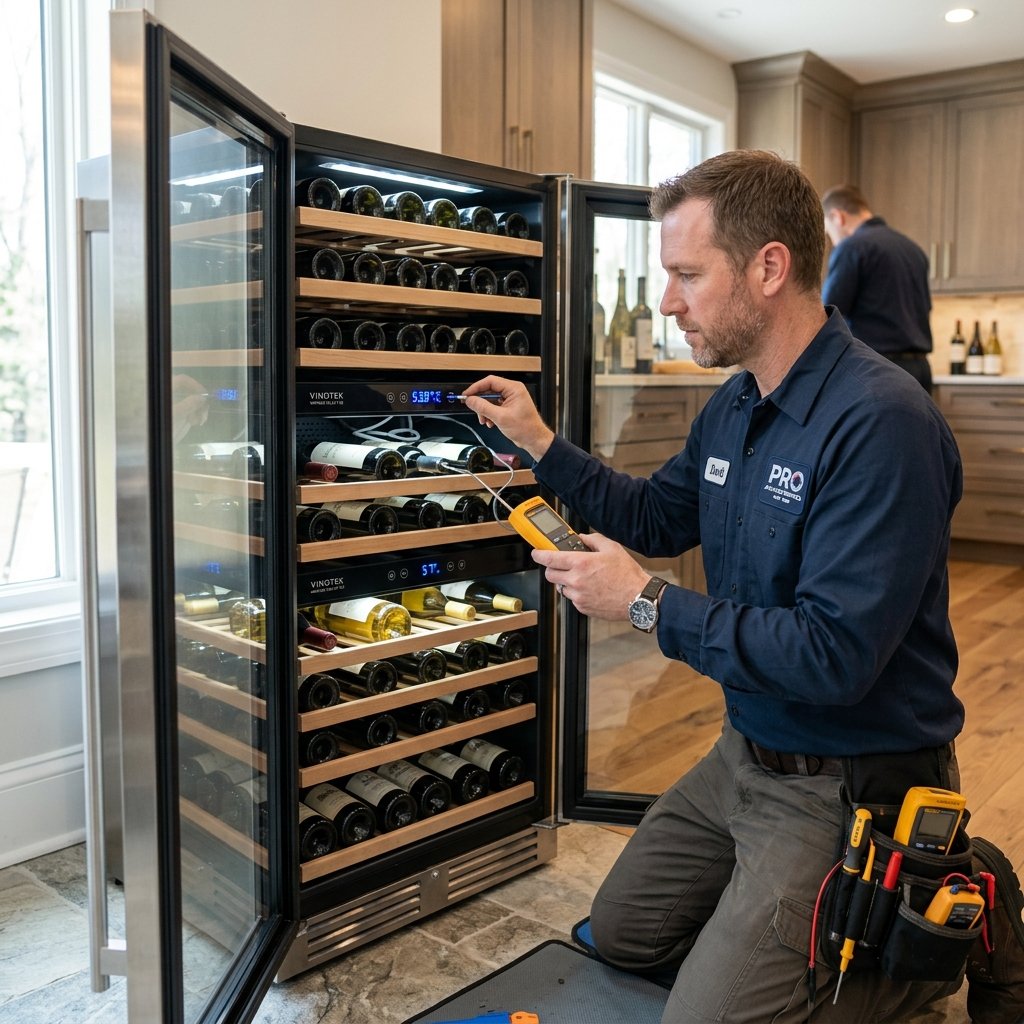 On-Site Wine Cooler Thermostat Repair in Dubai