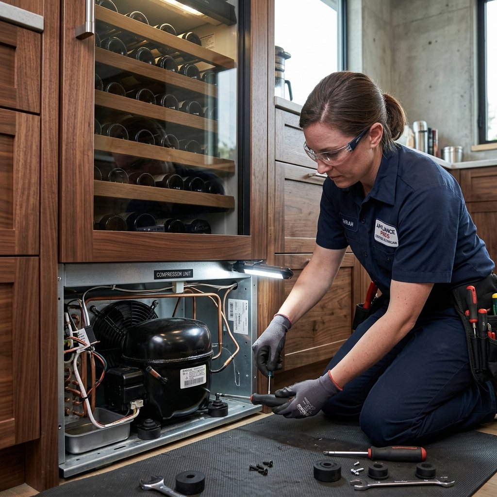 Wine Cooler Compressor Noise Fix Dubai